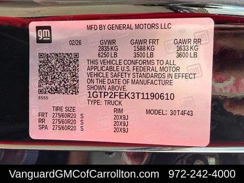 New 2026 GMC Canyon Denali w/ LPO, Denali Black Edition AWD/4WD image 24