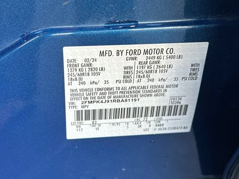 Certified 2024 Ford Edge SEL AWD/4WD image 30