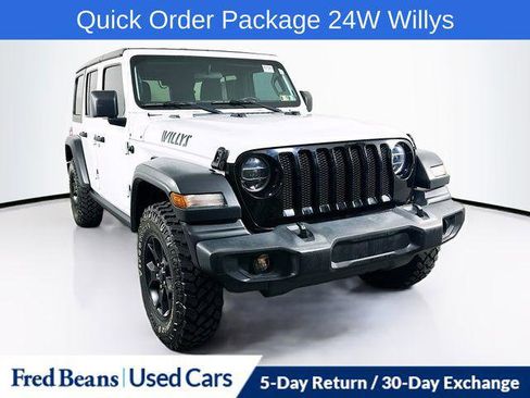 Certified 2020 Jeep Wrangler Unlimited Sport AWD/4WD image 1