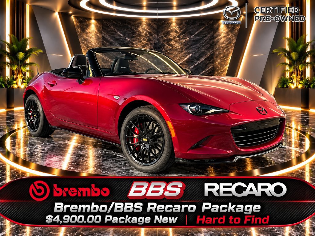 Used 2025 MAZDA MX-5 Miata Club w/ Brembo/BBS Recaro Package RWD 360° Tour