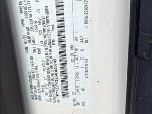 New 2025 Ford Transit 150 Low Roof AWD w/ Load Area Protection Package image 16