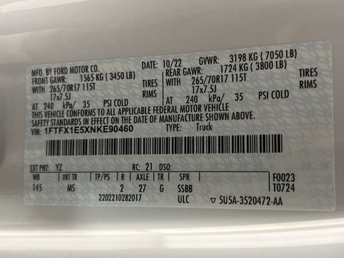 Used 2022 Ford F150 XLT w/ Equipment Group 301A Mid image 66