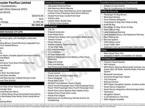 Used 2025 Chrysler Pacifica Limited FWD image 5
