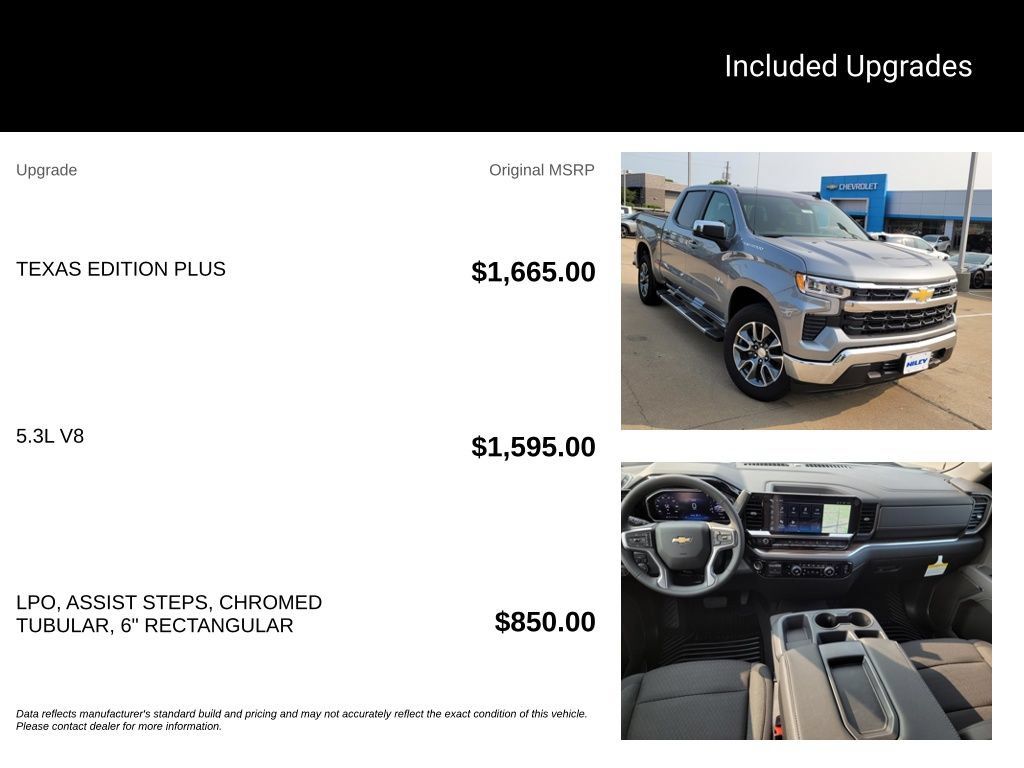 New 2026 Chevrolet Silverado 1500 LT w/ Texas Edition Plus RWD image 5