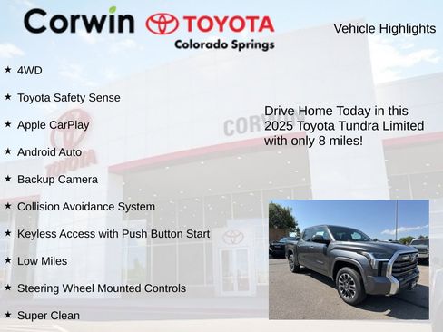 Used 2025 Toyota Tundra Limited image 7
