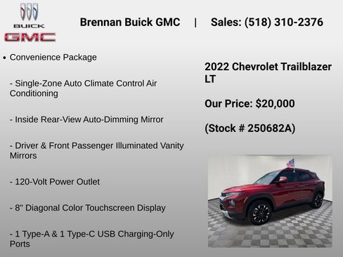 Used 2022 Chevrolet TrailBlazer LT w/ Convenience Package AWD/4WD image 6