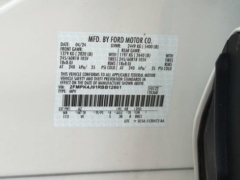 Certified 2024 Ford Edge SEL w/ Convenience Package AWD/4WD image 32