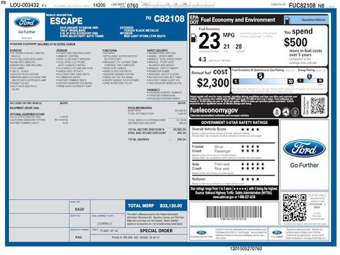 Used 2015 Ford Escape Titanium AWD/4WD image 4