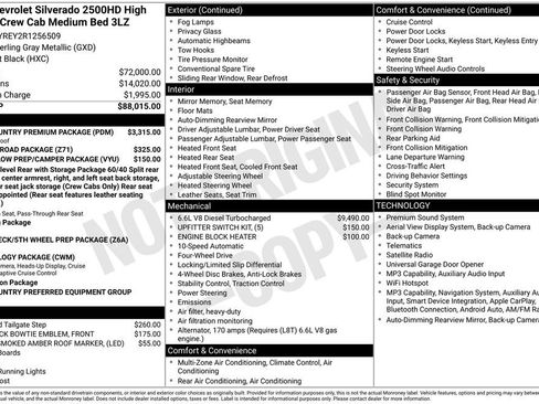 Used 2024 Chevrolet Silverado 2500 High Country w/ High Country Premium Package AWD/4WD image 3