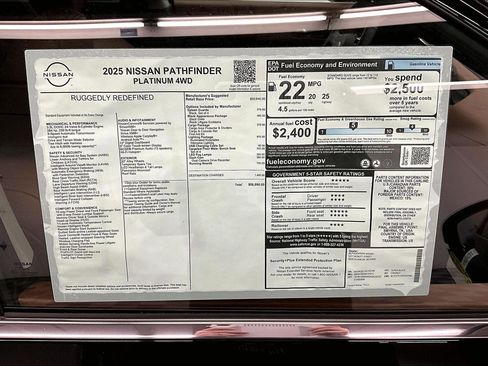 New 2025 Nissan Pathfinder Platinum w/ Lighting Package (N93) AWD/4WD image 40