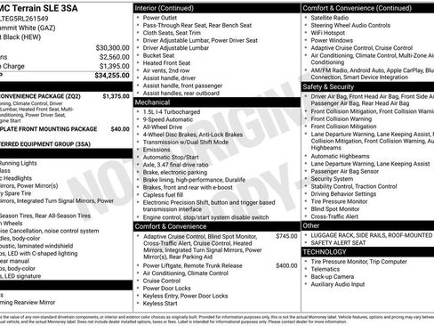 Certified 2024 GMC Terrain SLE w/ Driver Convenience Package AWD/4WD image 5