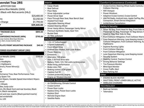 New 2026 Chevrolet Trax RS w/ Sunroof Package FWD image 6