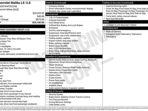 Used 2017 Chevrolet Malibu LS image 3