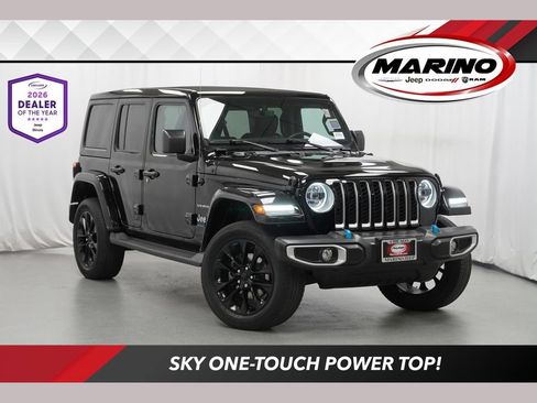 Certified 2023 Jeep Wrangler Unlimited Sahara w/ Cold Weather Group AWD/4WD image 1