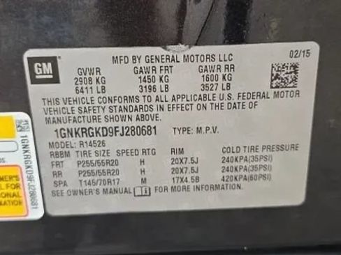 Used 2015 Chevrolet Traverse LT w/ Style and Technology Package FWD image 51