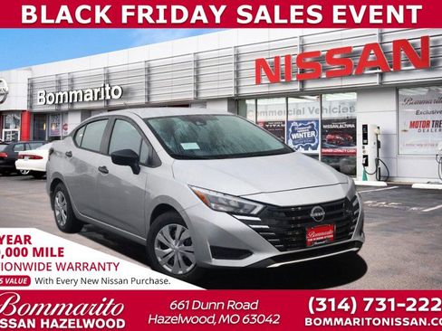 New 2025 Nissan Versa S w/ Trunk Package image 1