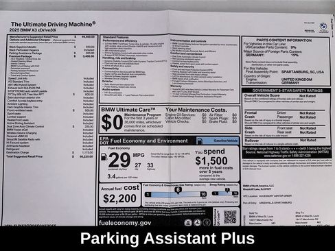 Used 2025 BMW X3 xDrive30i w/ Premium Package AWD/4WD image 12