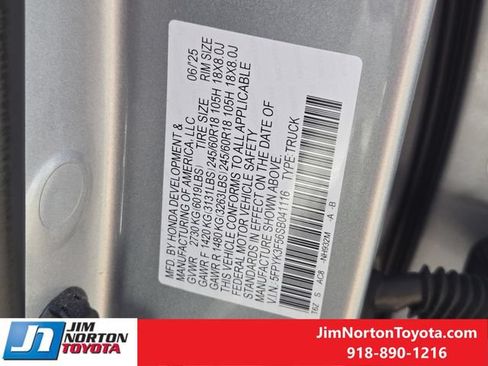 Used 2025 Honda Ridgeline RTL image 33