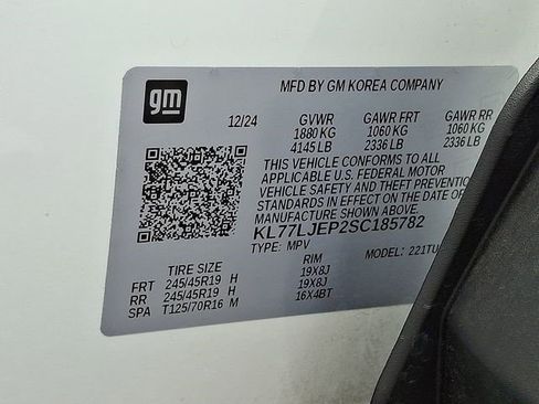 Used 2025 Chevrolet Trax RS w/ Sunroof Package FWD image 25