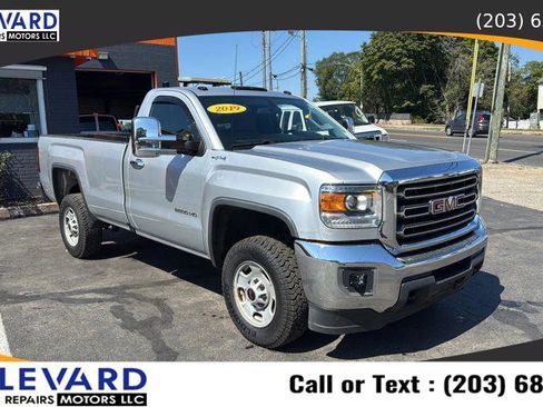 Used 2019 GMC Sierra 2500 4x4 Regular Cab w/ Snow Plow Prep Package image 1
