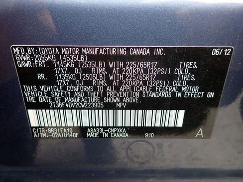 Used 2012 Toyota RAV4 Base w/ Upgrade Value Pkg image 20