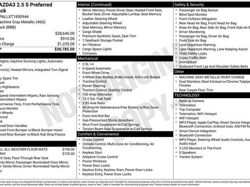 Certified 2026 MAZDA MAZDA3 s FWD image 4