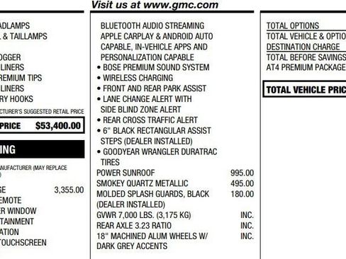 Used 2020 GMC Sierra 1500 AT4 w/ AT4 Premium Package AWD/4WD image 2