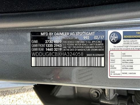 Used 2017 Mercedes-Benz S 550 Sedan image 16