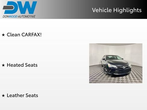 Used 2015 Toyota Camry XSE w/ Moonroof Package image 3