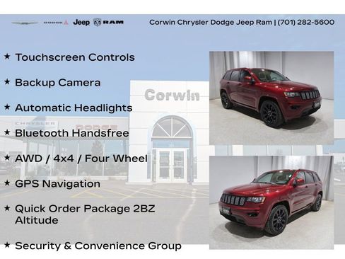 Used 2020 Jeep Grand Cherokee Altitude AWD/4WD image 8