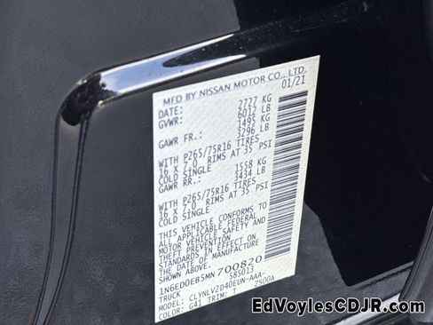 Used 2021 Nissan Frontier PRO-4X w/ Pro-4x Utility Package image 35