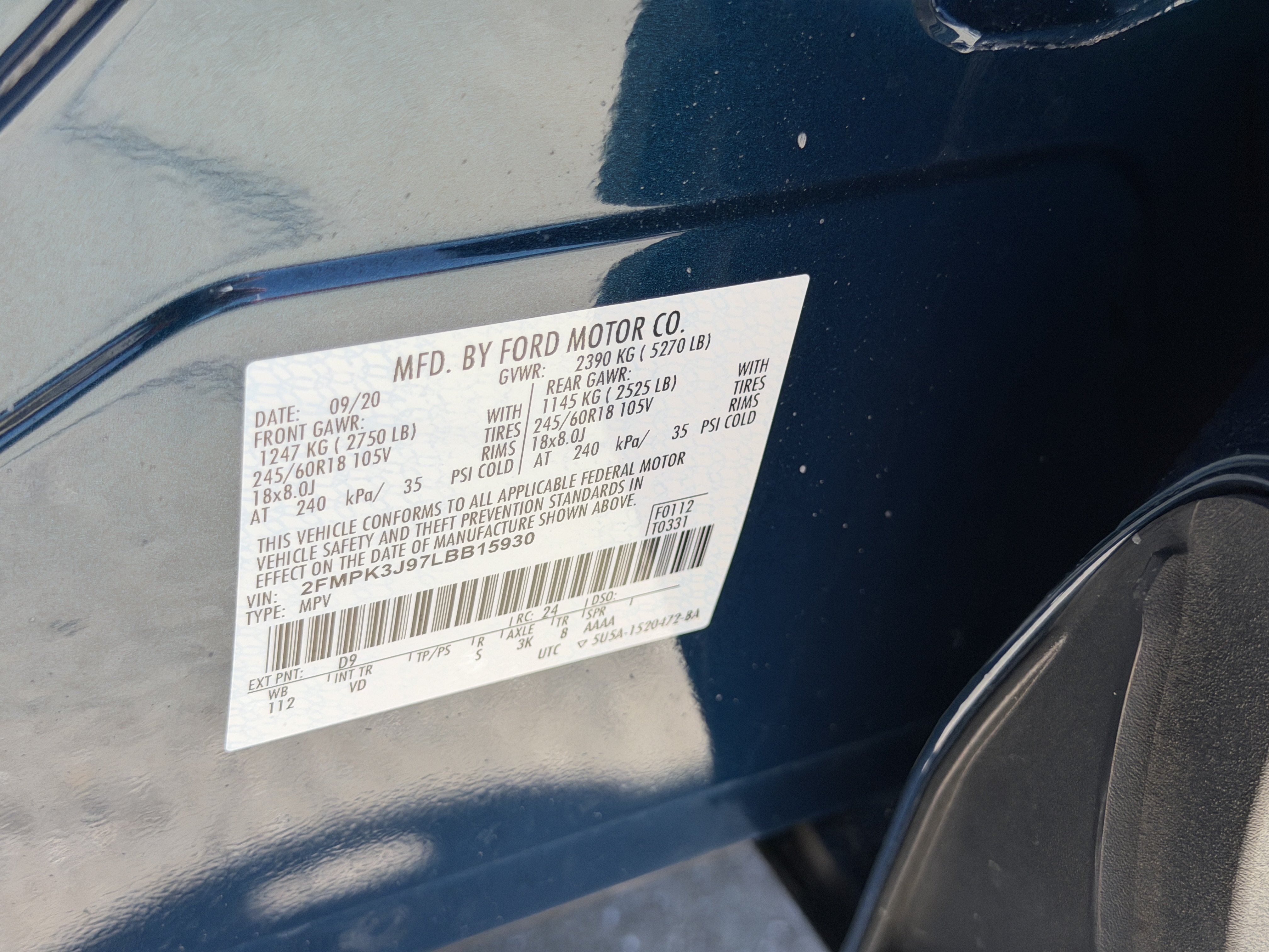 Used 2020 Ford Edge SEL w/ Convenience Package FWD image 33