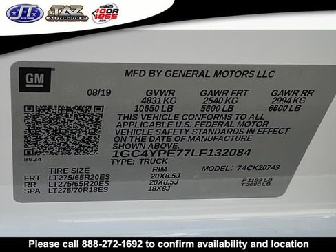 Used 2020 Chevrolet Silverado 2500 LTZ w/ LTZ Convenience Package image 22