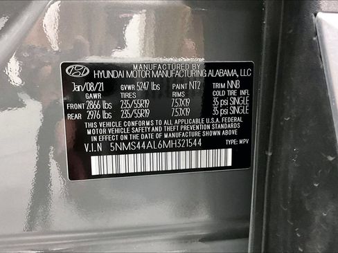 Used 2021 Hyundai Santa Fe Limited FWD image 39