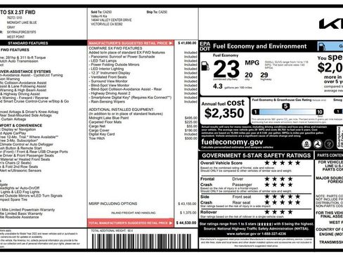 Used 2024 Kia Sorento SX image 3
