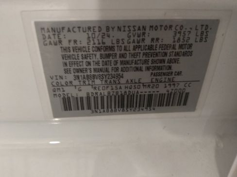 Used 2025 Nissan Sentra S FWD image 33