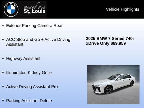 Used 2025 BMW 740i xDrive AWD/4WD image 16