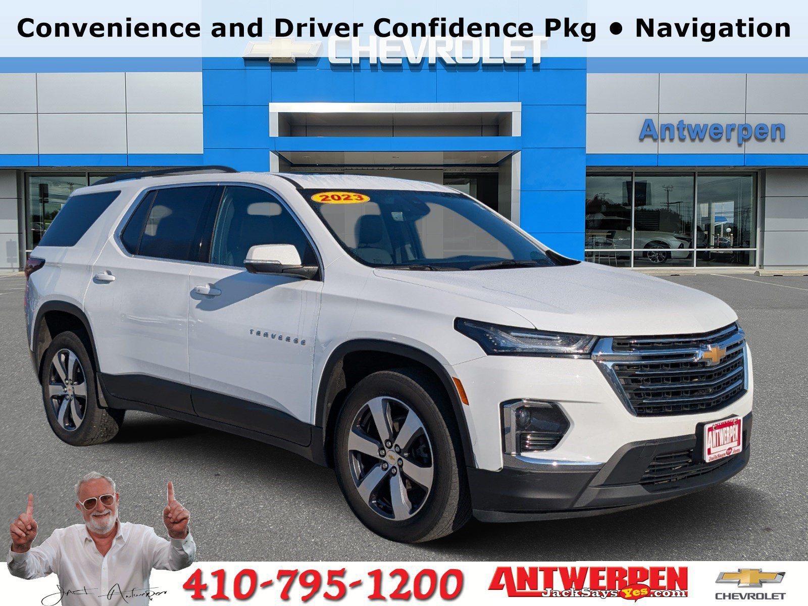 Used 2023 Chevrolet Traverse LT w/ LT Premium Package AWD/4WD image 1