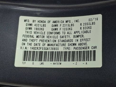 Used 2016 Honda Accord Sport image 25