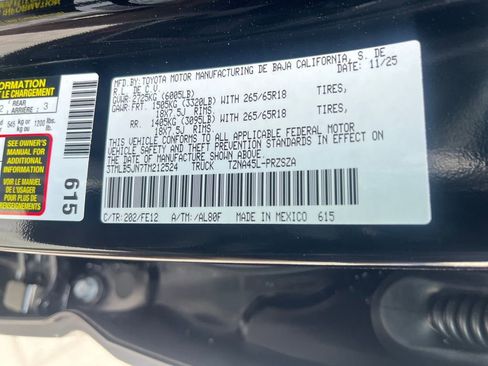 New 2026 Toyota Tacoma TRD Sport image 27