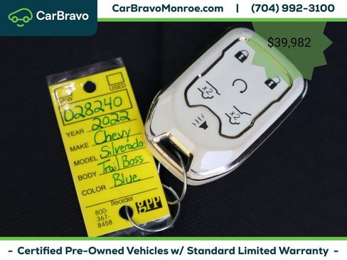 Certified 2022 Chevrolet Silverado 1500 LT Trail Boss w/ Bed Protection Package AWD/4WD image 53
