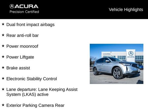 Certified 2025 Acura RDX w/ Technology Package image 13