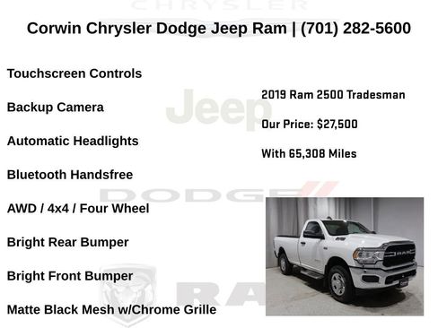 Certified 2019 RAM 2500 Tradesman w/ Chrome Appearance Group image 14