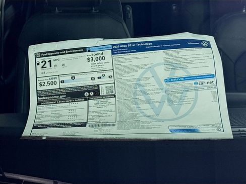 New 2025 Volkswagen Atlas SE image 23