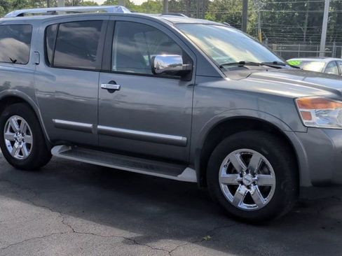 Used 2014 Nissan Armada Platinum w/ 2nd Row Captain Seat Package AWD/4WD image 2