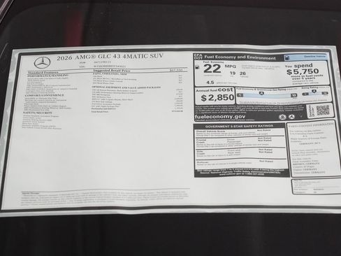 New 2026 Mercedes-Benz GLC 43 AMG 4MATIC image 41