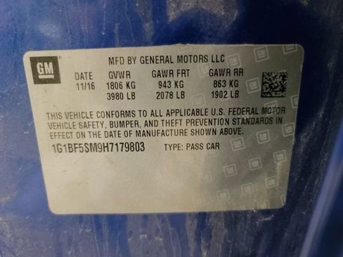 Used 2017 Chevrolet Cruze Premier FWD image 18