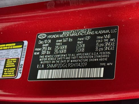 Certified 2025 Hyundai Santa Fe SEL AWD/4WD image 35