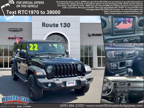 Used 2022 Jeep Wrangler Unlimited Sport AWD/4WD image 1