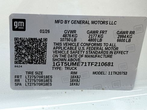New 2026 GMC Sierra 2500 SLE w/ SLE Value Package; image 25